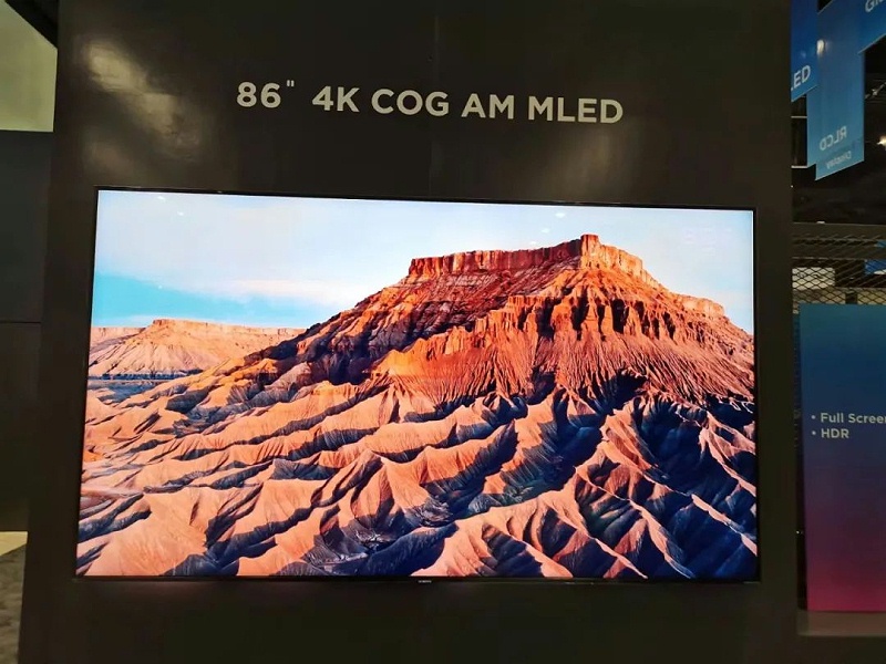 86英寸4K COG AM MLED电视-1